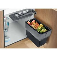 Szemetesvödör Blanco Select Singolo - sötétszürke, műanyag (22/36,5/36cm)