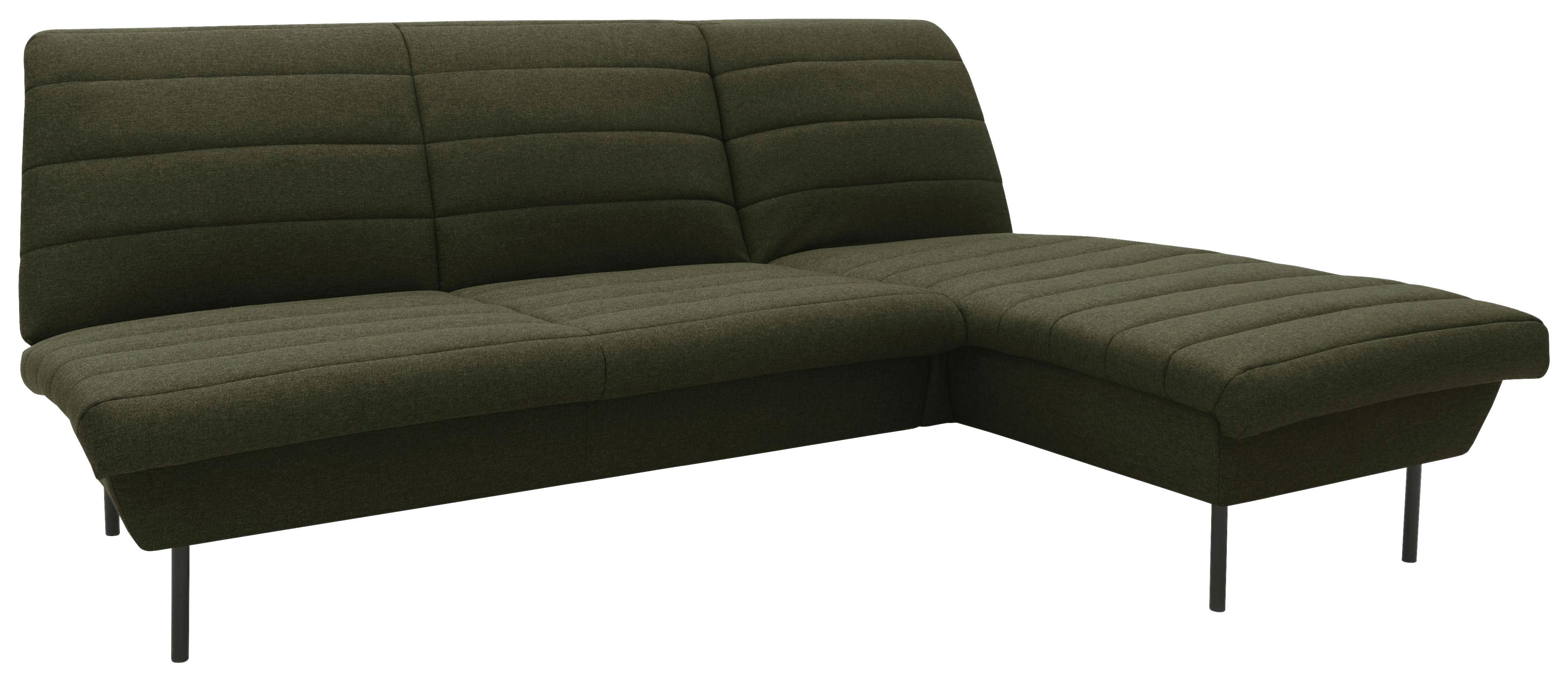 Ecksofa Looks Ix - Schwarz/Grün, Design, Textil (214/168cm) - LOOKS by W.Joop