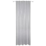 Vorhang mit Schlaufen und Band Natascha 135x245 cm Grau - Grau, ROMANTIK / LANDHAUS, Textil (135/245cm) - James Wood