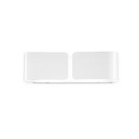 Wandleuchte Bianco Weiß B: 12,5 cm - Weiß, Design, Metall (44/12,5/11cm) - Ideal Lux