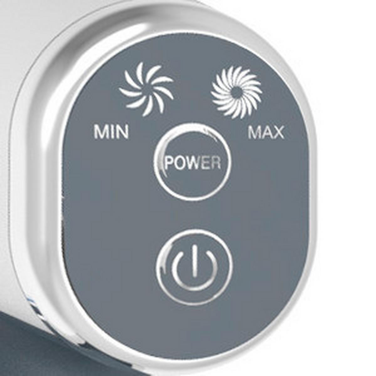 Akku-Handstaubsauger 200W, 35 min. Laufzeit - Dunkelgrau/Weiß, Basics, Kunststoff (30/21/10cm)