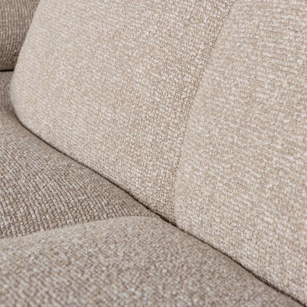 Sofaelement Mojo Sandfarben, Armteilverstellung - Beige, MODERN, Textil (164/74/97cm) - Livetastic