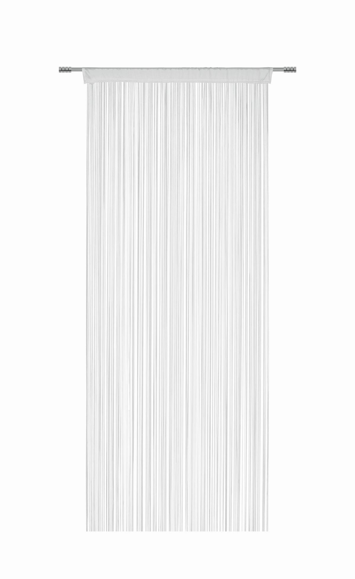 PROVÁZKOVÝ ZÁVĚS Promotion, 90/200cm - bílá, Konvenční, textil (90/200cm) - Based