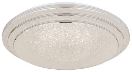LED-Deckenleuchte Aley Ø 40 cm + Farbwechsler, Fernbedienung - Opal/Weiß, Basics, Kunststoff/Metall (40/9,5cm) - Globo