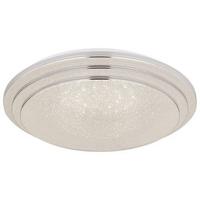 LED-Deckenleuchte Aley Ø 40 cm + Farbwechsler, Fernbedienung - Opal/Weiß, Basics, Kunststoff/Metall (40/9,5cm) - Globo