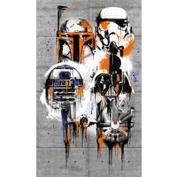 Vliestapete Star Wars Celebrate The Galaxy - Multicolor, Basics (120/200cm) - Komar
