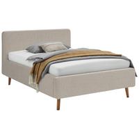 Polsterbett Mattis Abriamo Beige 140x200cm - Eichefarben/Beige, Design, Holz/Textil (140/200cm) - MID.YOU
