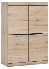 Kommode Summer San Remo Eiche Dekor B: 86 cm - Eiche San Remo, MODERN, Holzwerkstoff (86/123/40cm) - Modern Living