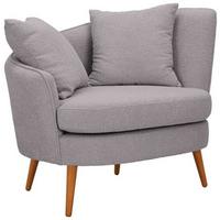 Polstersessel Miranda Boucle Grau - Naturfarben/Grau, KONVENTIONELL, Textil (106/88/83cm) - Max Winzer