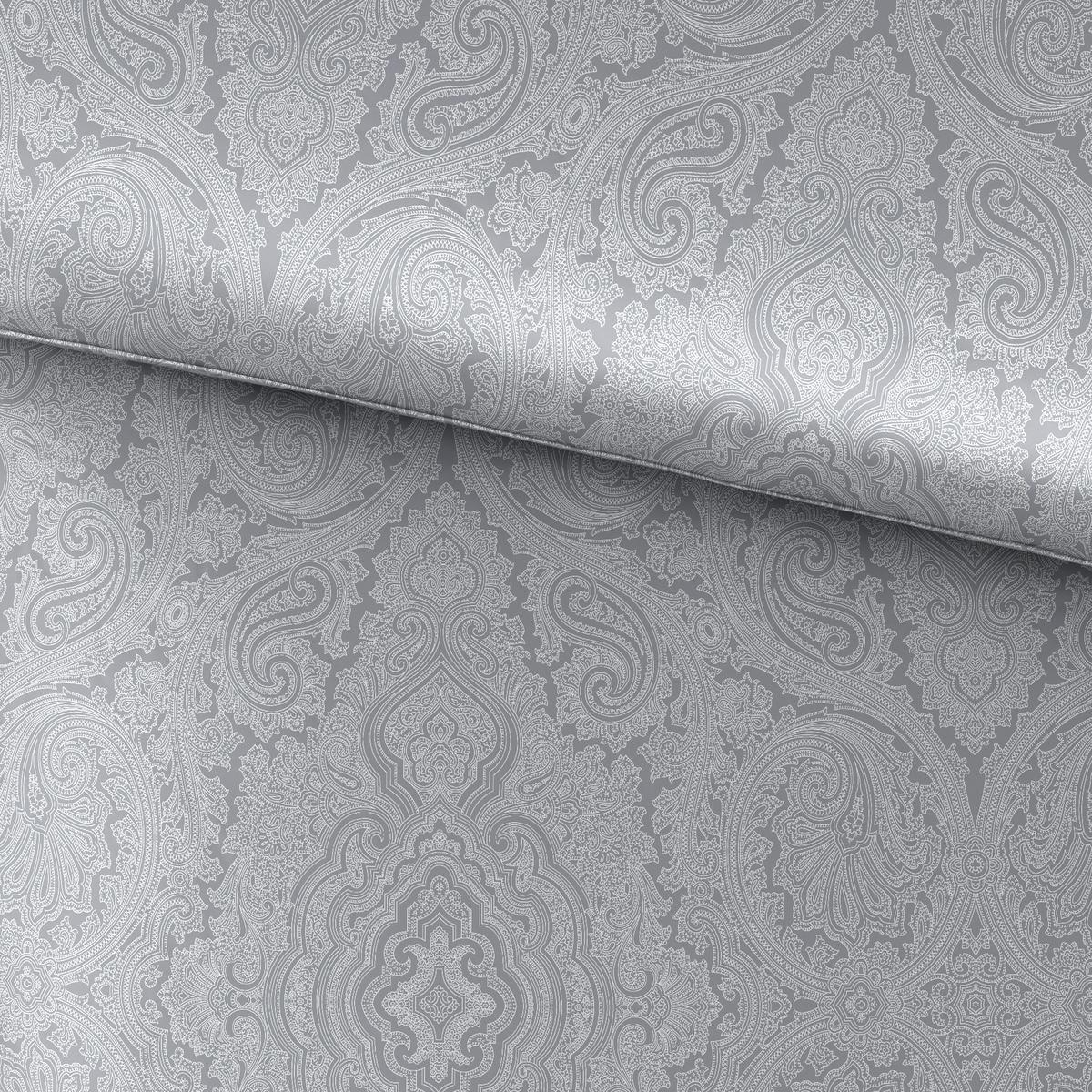 Renforcé-bettwäsche 140x200 Cm Leona Silberfarben Ornamente - Silberfarben, ROMANTIK / LANDHAUS, Textil (140/200cm) - James Wood