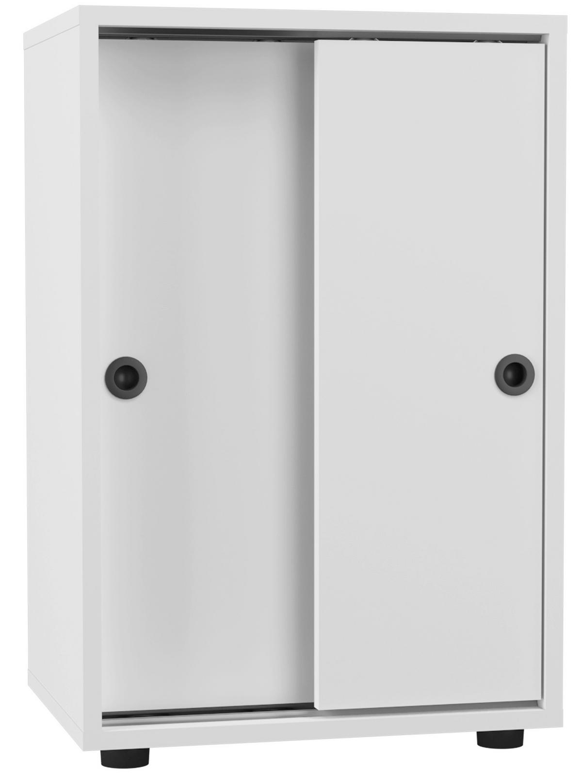 Aktenschrank Ulas Weiß B: 49 Cm - Weiß, Design, Holzwerkstoff (49/74/38cm) - MID.YOU