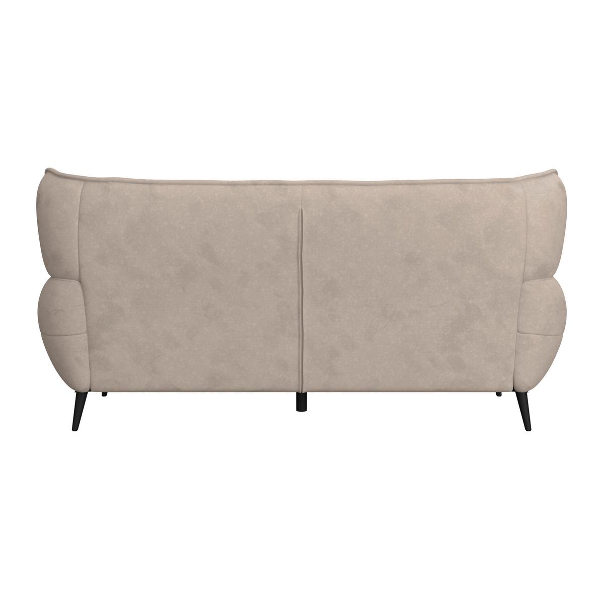 Trojmiestna pohovka PESCARA. sahara - čierna/Sahara, Modern, textil (221/105/98cm)