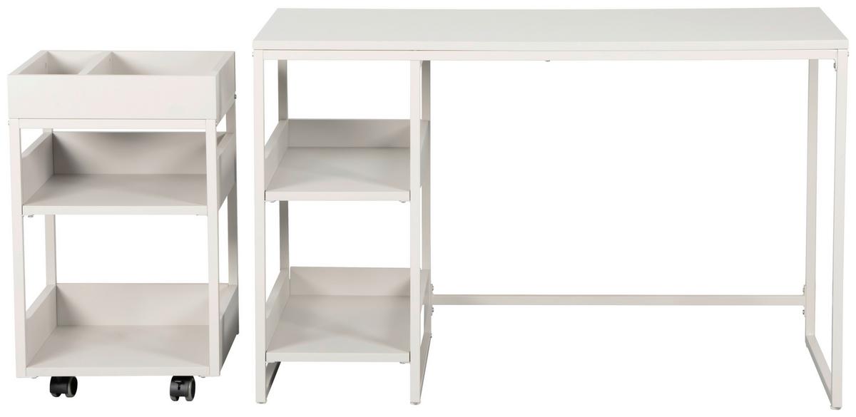 PÍSACÍ STÔL WALL - kašmírová, Modern, kov/kompozitné drevo (120, 42/60, 42/76, 69cm) - Mömax