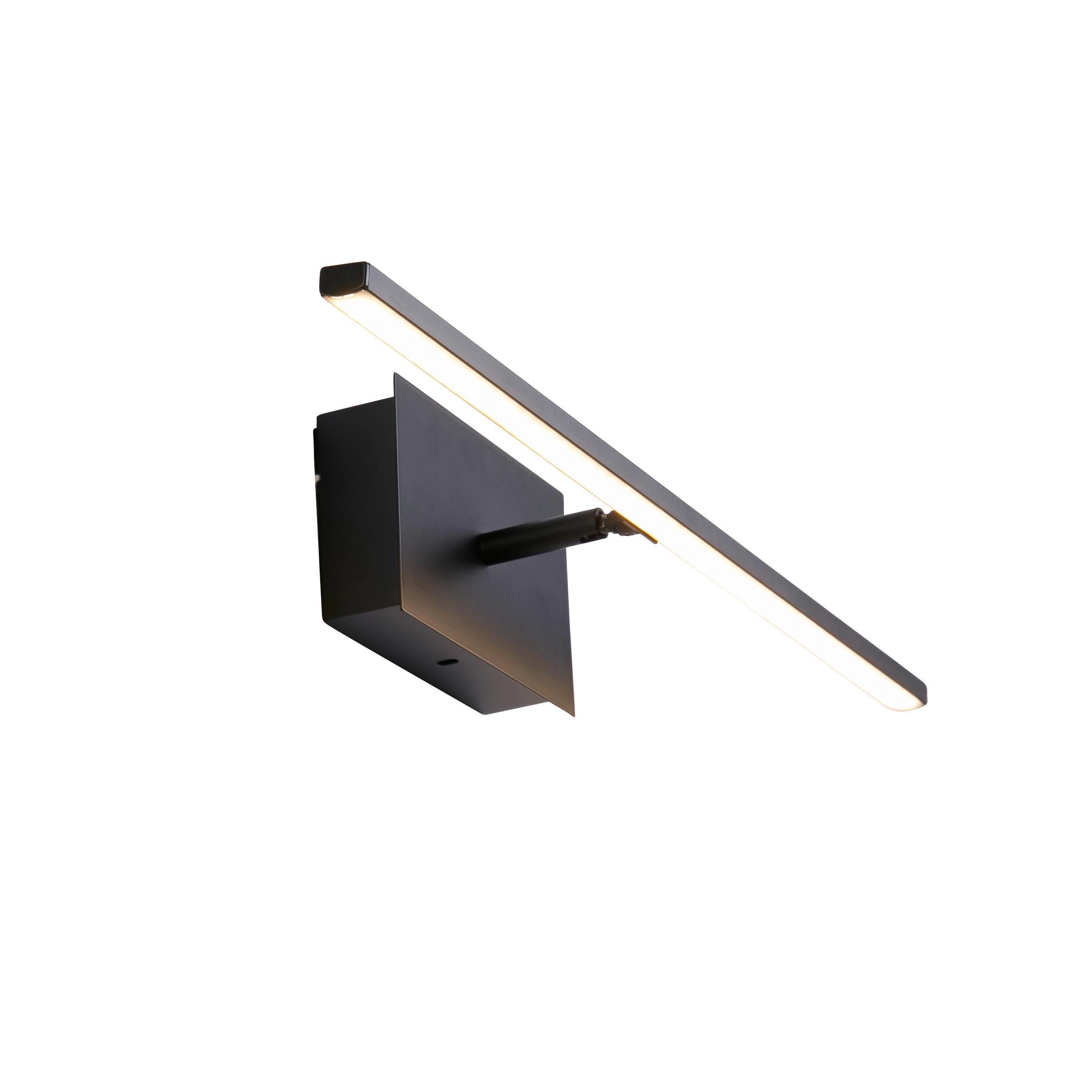 Badezimmer-Wandleuchte 68241-41bk Amalfi - Chromfarben, Basics, Glas/Metall (41/8/10cm)