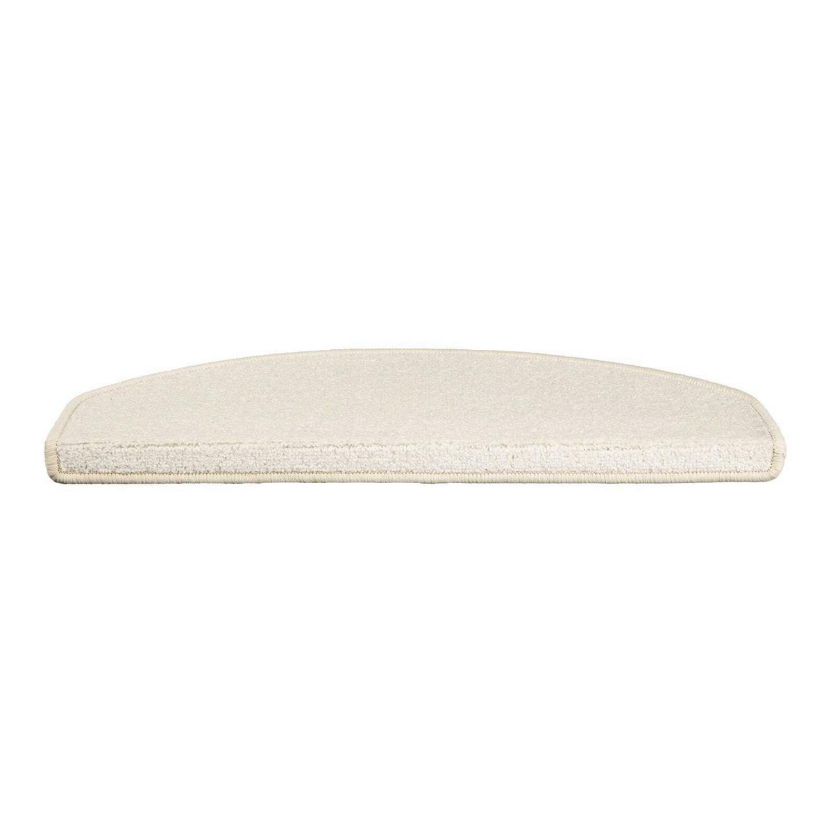Stufenmatte Teppich Creme Dysmasty 65x23,5cm - Creme, Basics, Leder/Textil (65/23.5cm) - Esposa