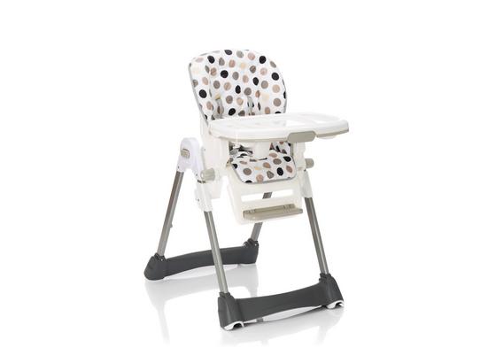 Hochstuhl Aron Tupfen Beige B: 58,4 cm - Beige, Basics, Kunststoff (58,4/115,5/116cm) - Fillikid Hochstuhl Aron Tupfen Beige B: 58,4 cm - Beige, Basics, Kunststoff (58,4/115,5/116cm) - Fillikid