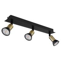 Strahler 57998-3b - Goldfarben/Schwarz, Design, Metall (40/6/9cm) - Globo