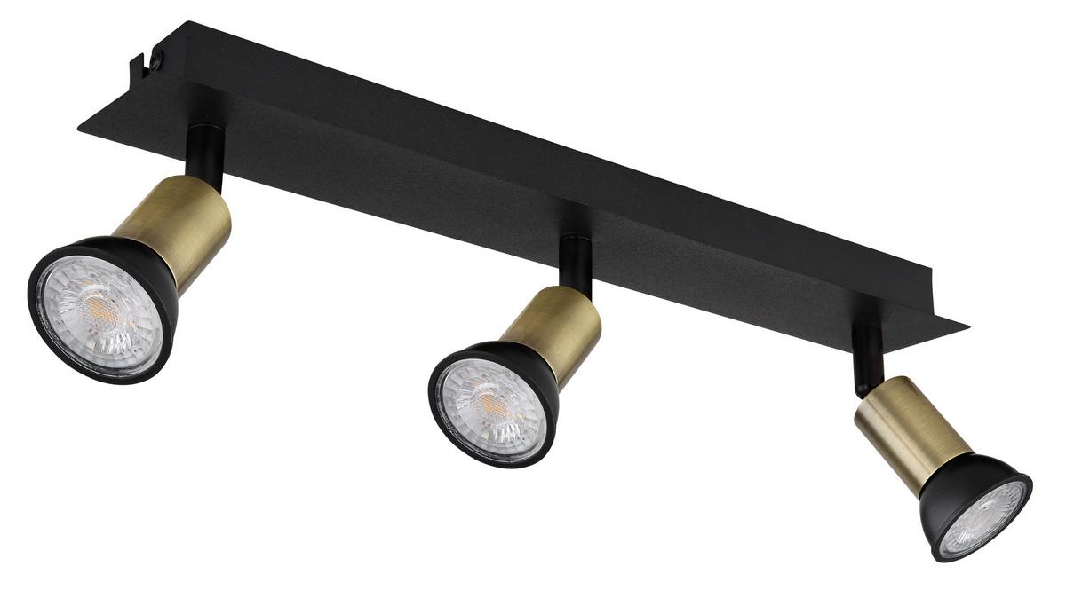 Strahler 57998-3b - Goldfarben/Schwarz, Design, Metall (40/6/9cm) - Globo