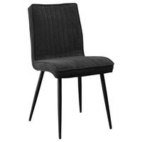 Židle Lena, šedá barva - šedá/černá, Moderní, kov/dřevo (43/86/57cm) - Mömax