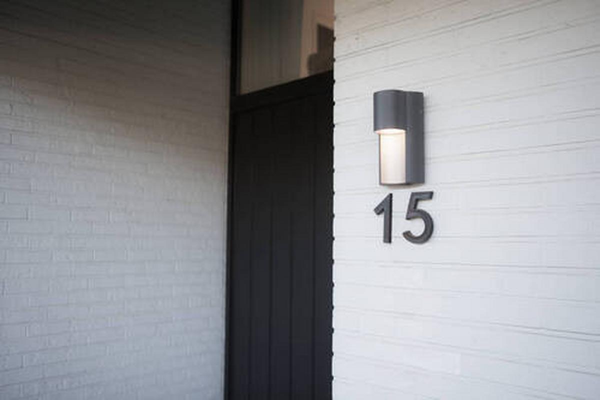Außenwandleuchte Urban 7w Aluminium, Wandmontage - Anthrazit, Design, Metall (12,4/22/9,2cm)