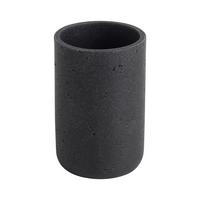 Pohár na zubné kefky LOKI - čierna, Modern, plast (7,6/11,5cm) - Mömax