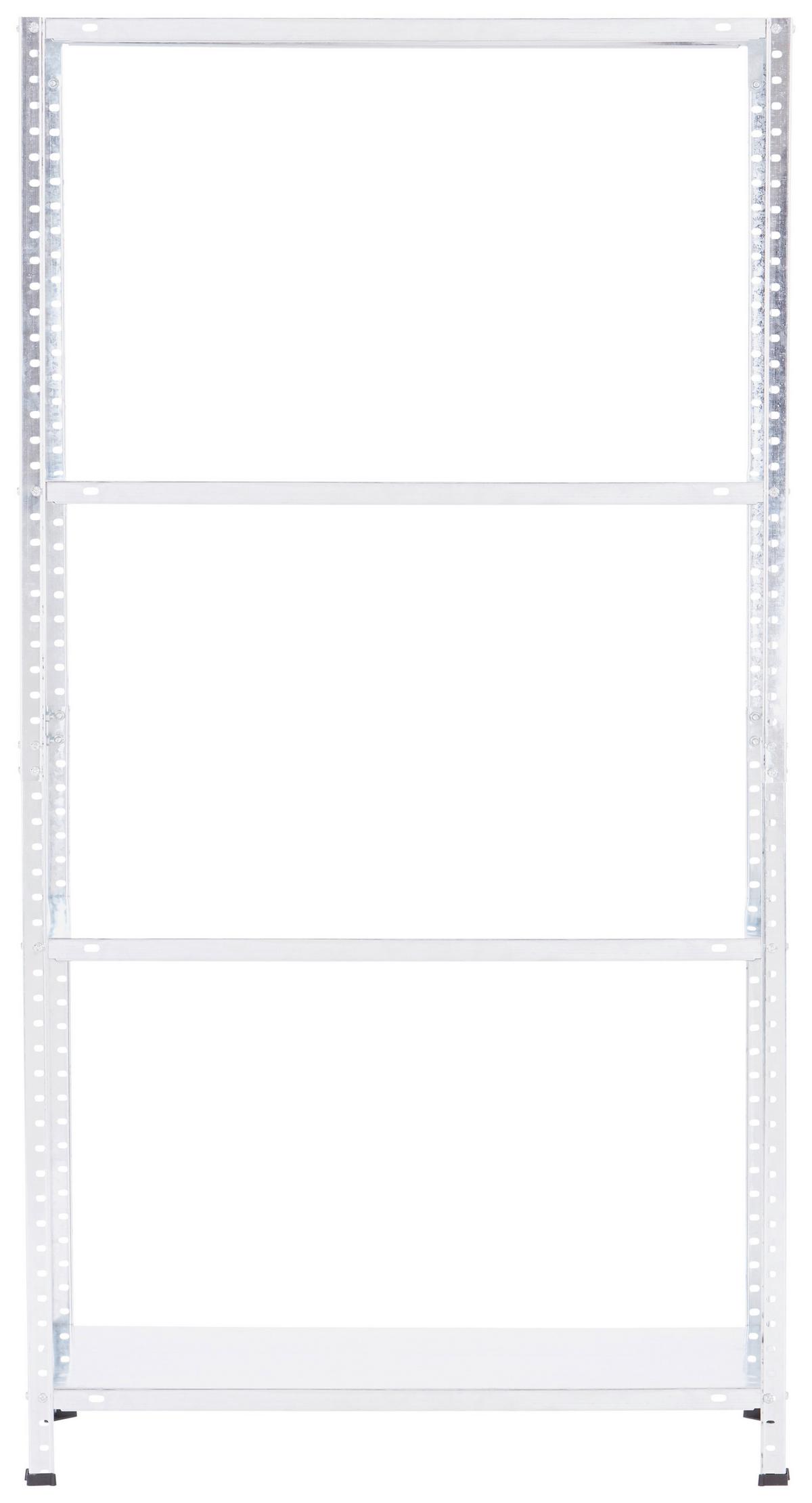 Schraubregal Carbonstahl 75x150x30 Cm 40kg/boden - Silberfarben, MODERN, Metall (75/150/30cm) - Homezone