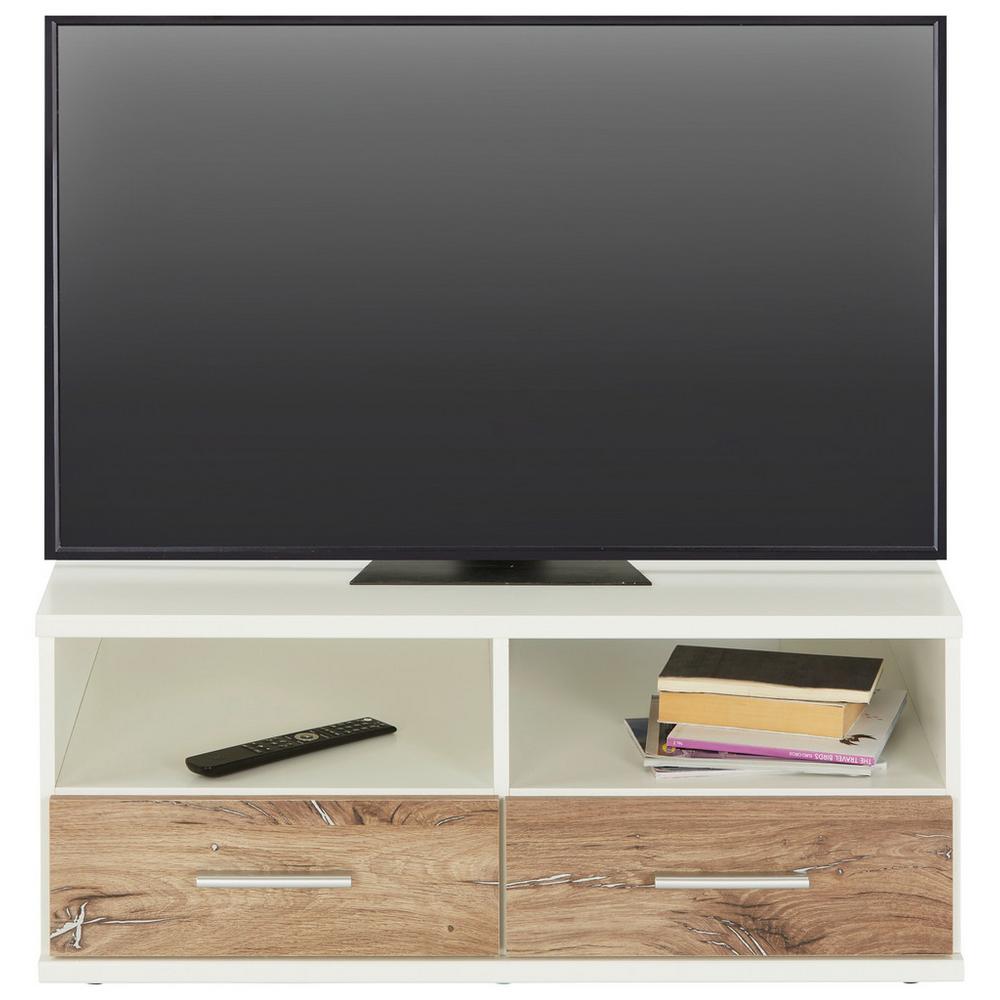 TV-díl YOUNG v dekoru bílá/dub Flagstaff