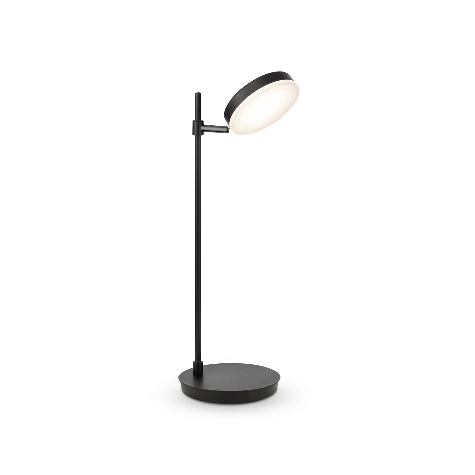 Schreibtischleuchte Fad - Schwarz, Trend, Metall (16/19,4/47cm) - MAYTONI