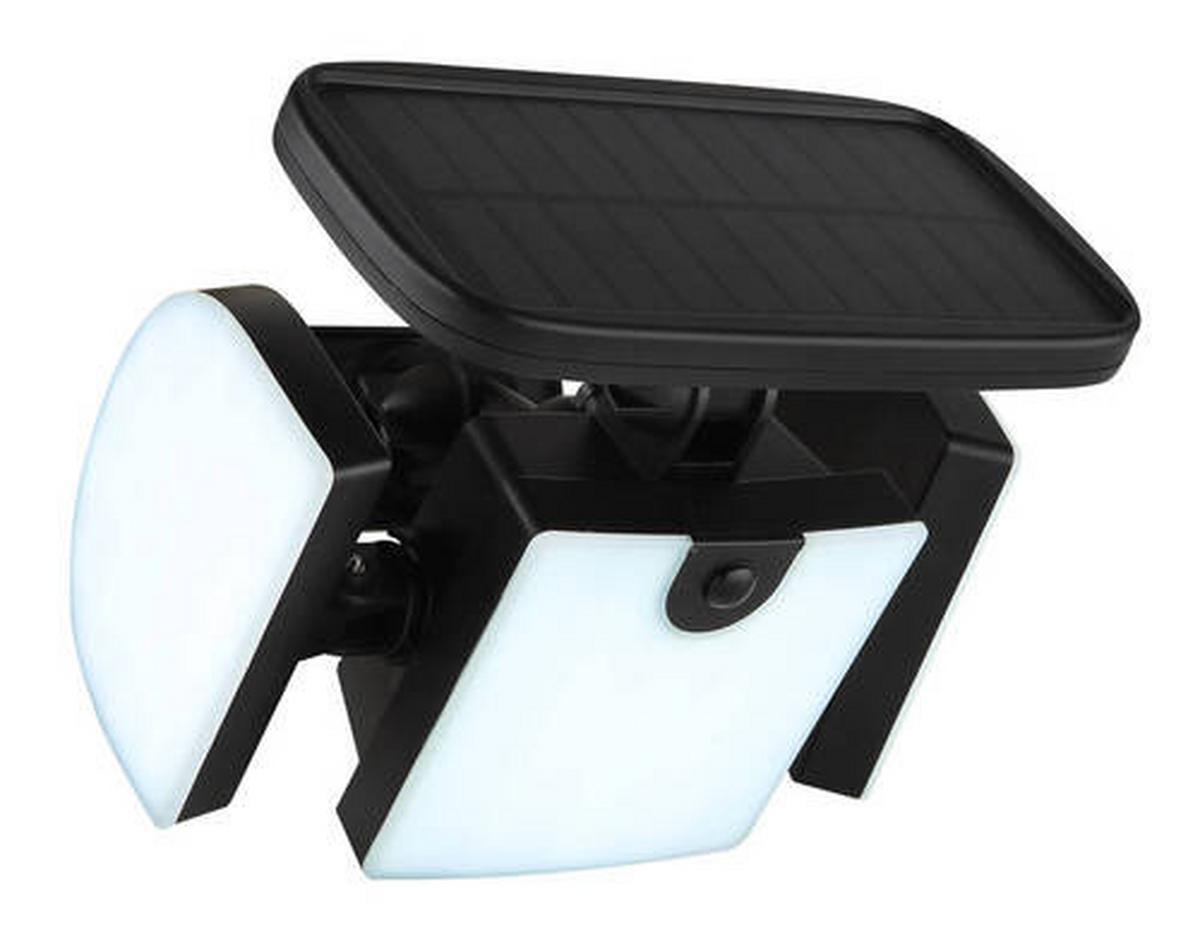 Solarleuchte 36498 - Opal/Schwarz, Basics, Kunststoff (27,9/14,8/15,3cm) - Globo