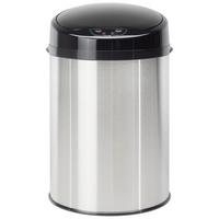 Odpadkový koš ECHTWERK SENSOR - čierna/farba ušľachtilej ocele, Trend, kov/plast (24,5/37,5cm) - Echtwerk