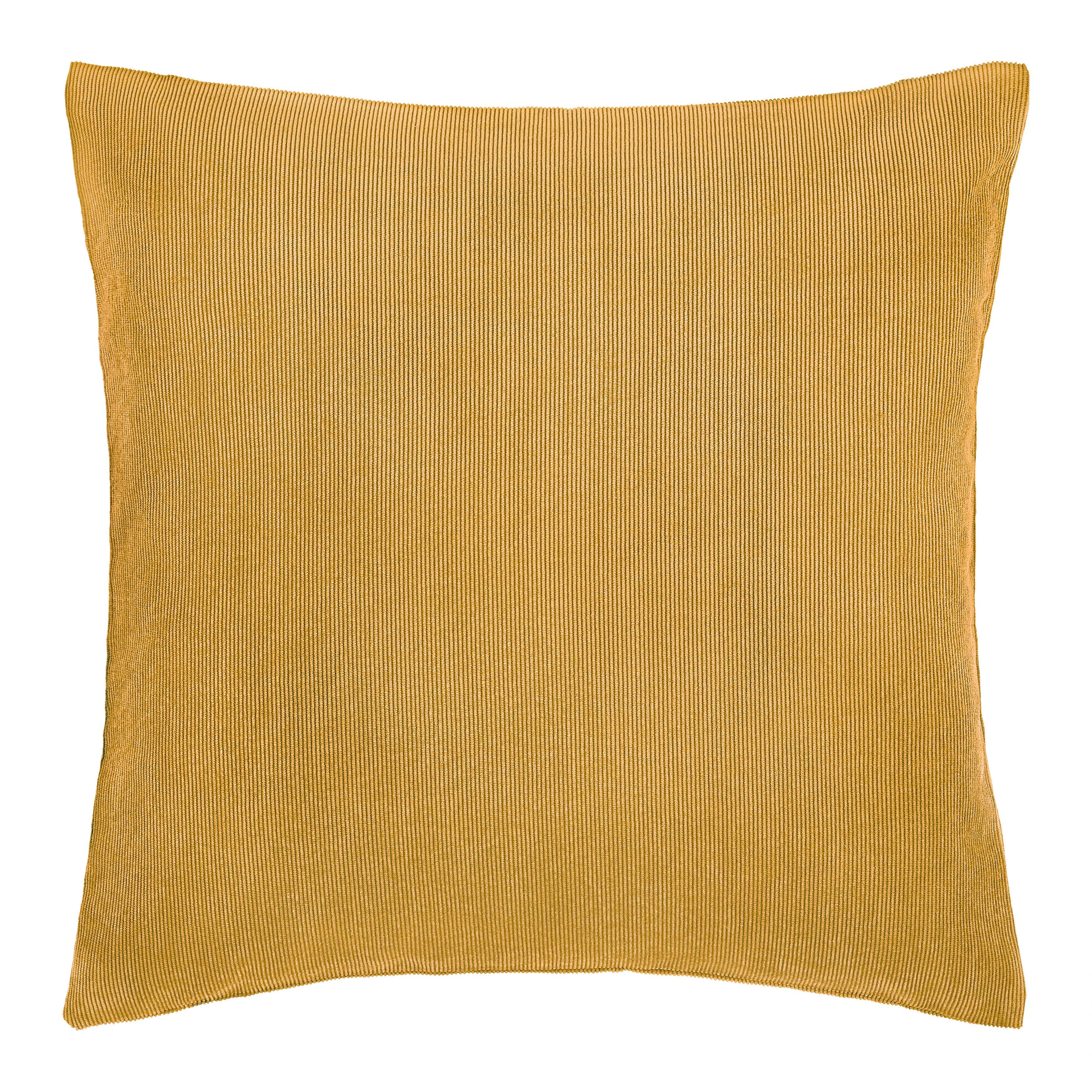 POTAH NA POLŠTÁŘ CORA - žlutá, Konvenční, textil (40/40cm) - Mömax