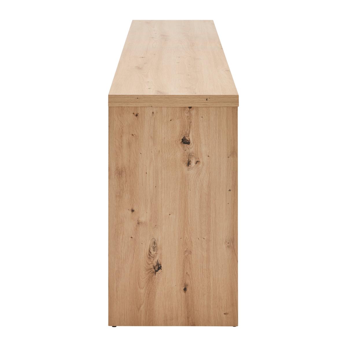 Kommode 190cm Larios Eiche Dekor/grau - Eiche Artisan/Grau, MODERN, Holzwerkstoff (190/71/40cm)