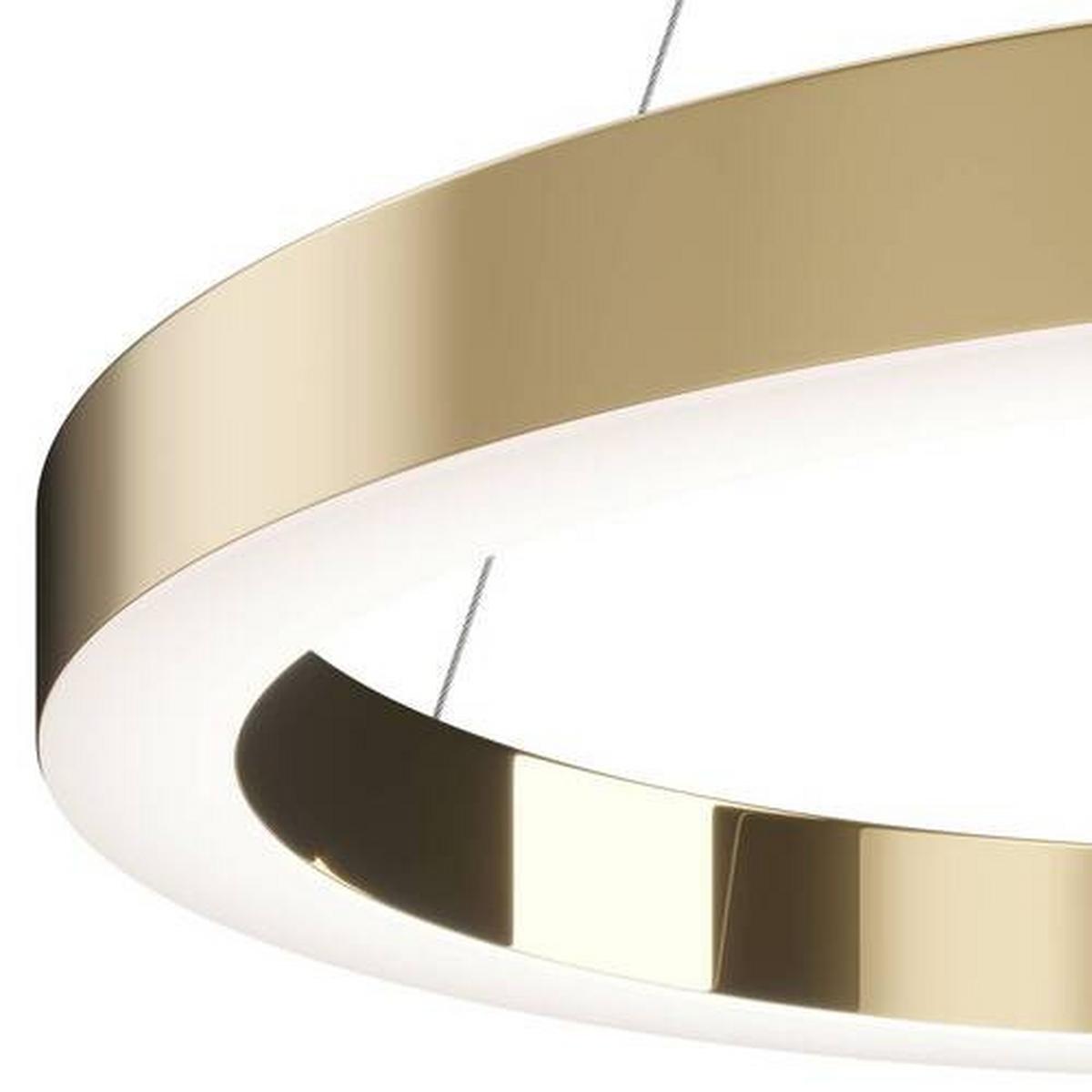 Pendelleuchte Saturno - Messingfarben, Trend, Metall (60/5cm) - MAYTONI