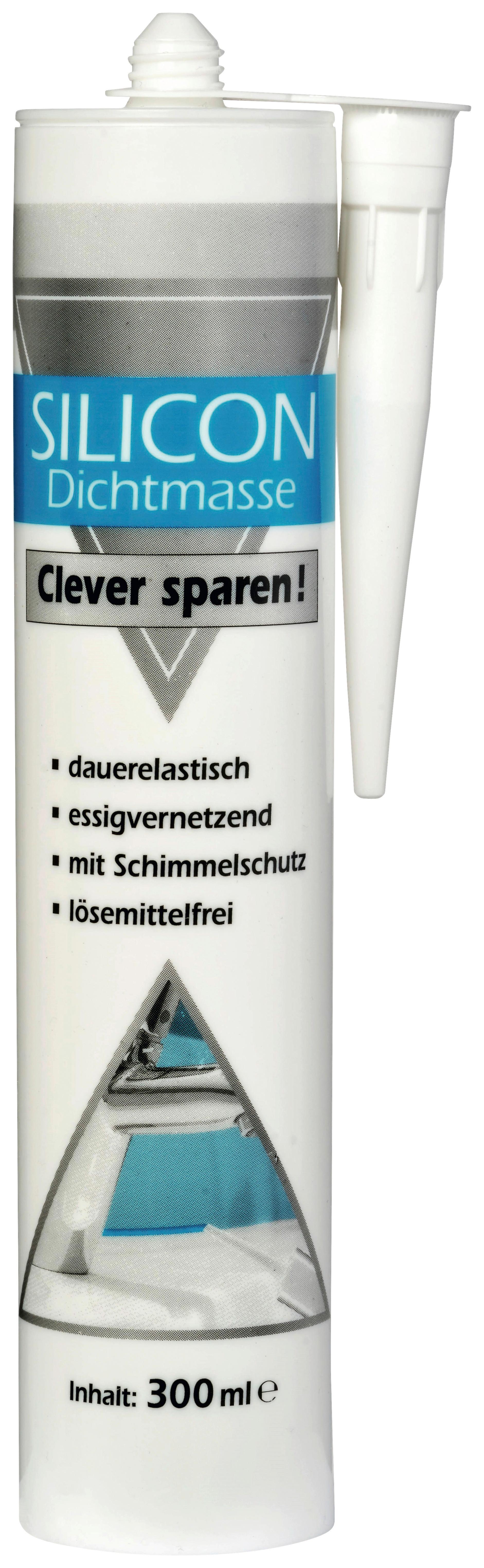 Dichtmasse Silikon Transparent 300 ml Außen/Innen - Transparent, Basics (4,9/23,1/4,9cm)