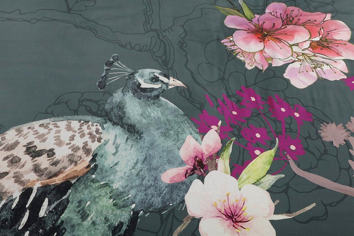 POSTEĽNÁ BIELIZEŇ BLOSSOM125-FRMULTI/GRÜN140X200 - viacfarebná, Basics, textil (140/200cm) - Kayoom