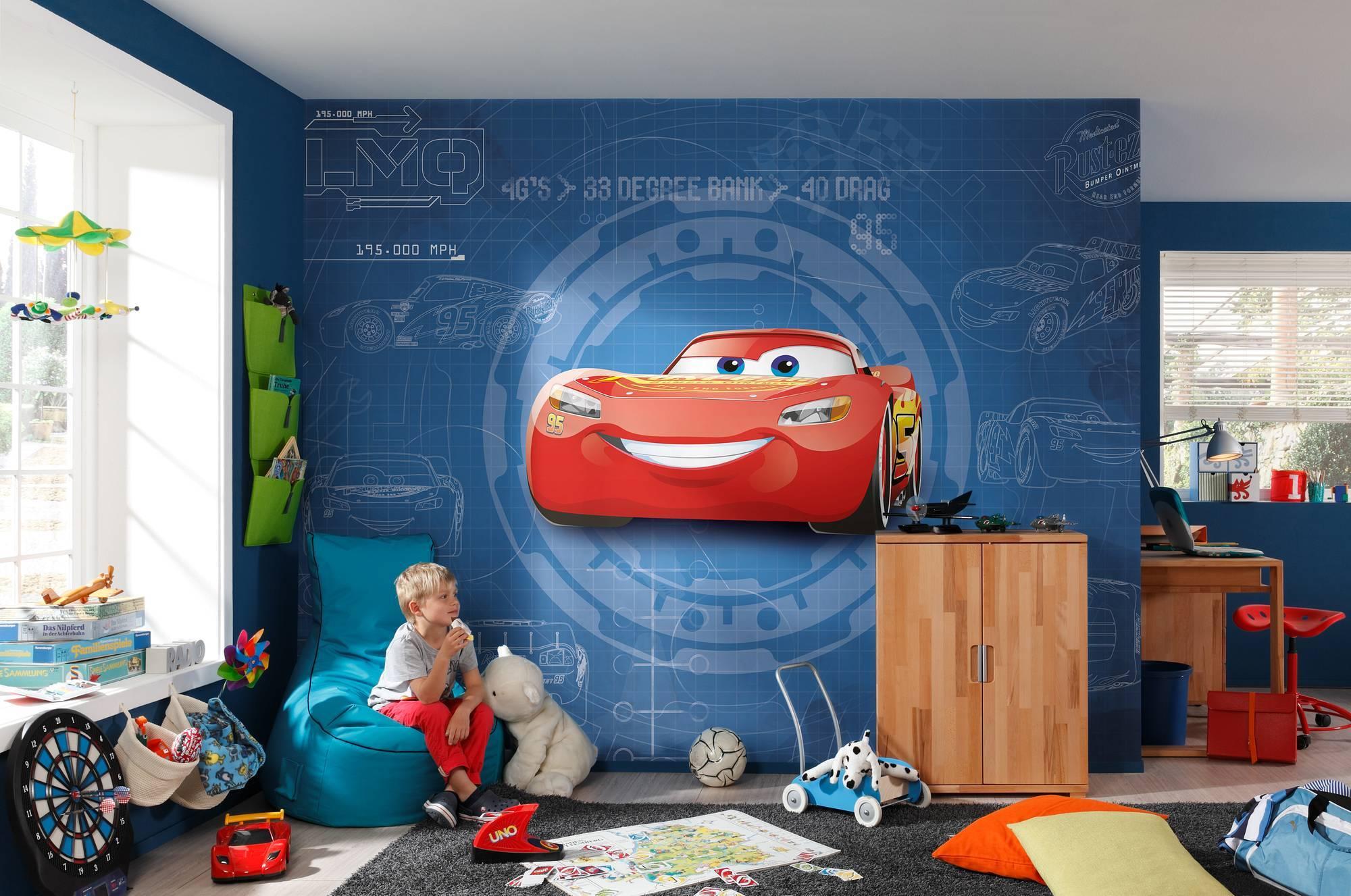 Fototapete Cars - Design, Papier (368/254cm) - Disney