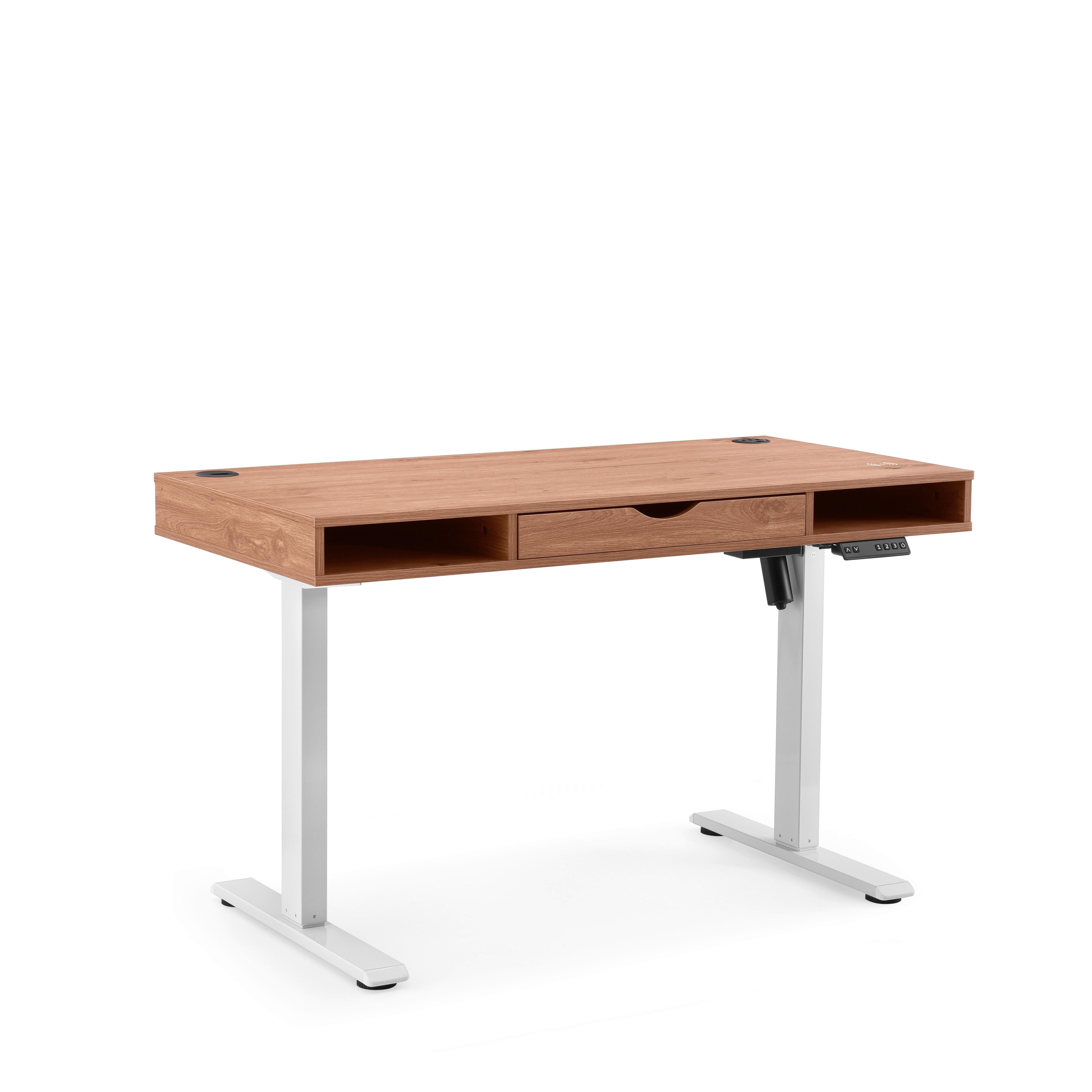Schreibtisch Worktime Style Weiß/Eichefarben L: 120cm
