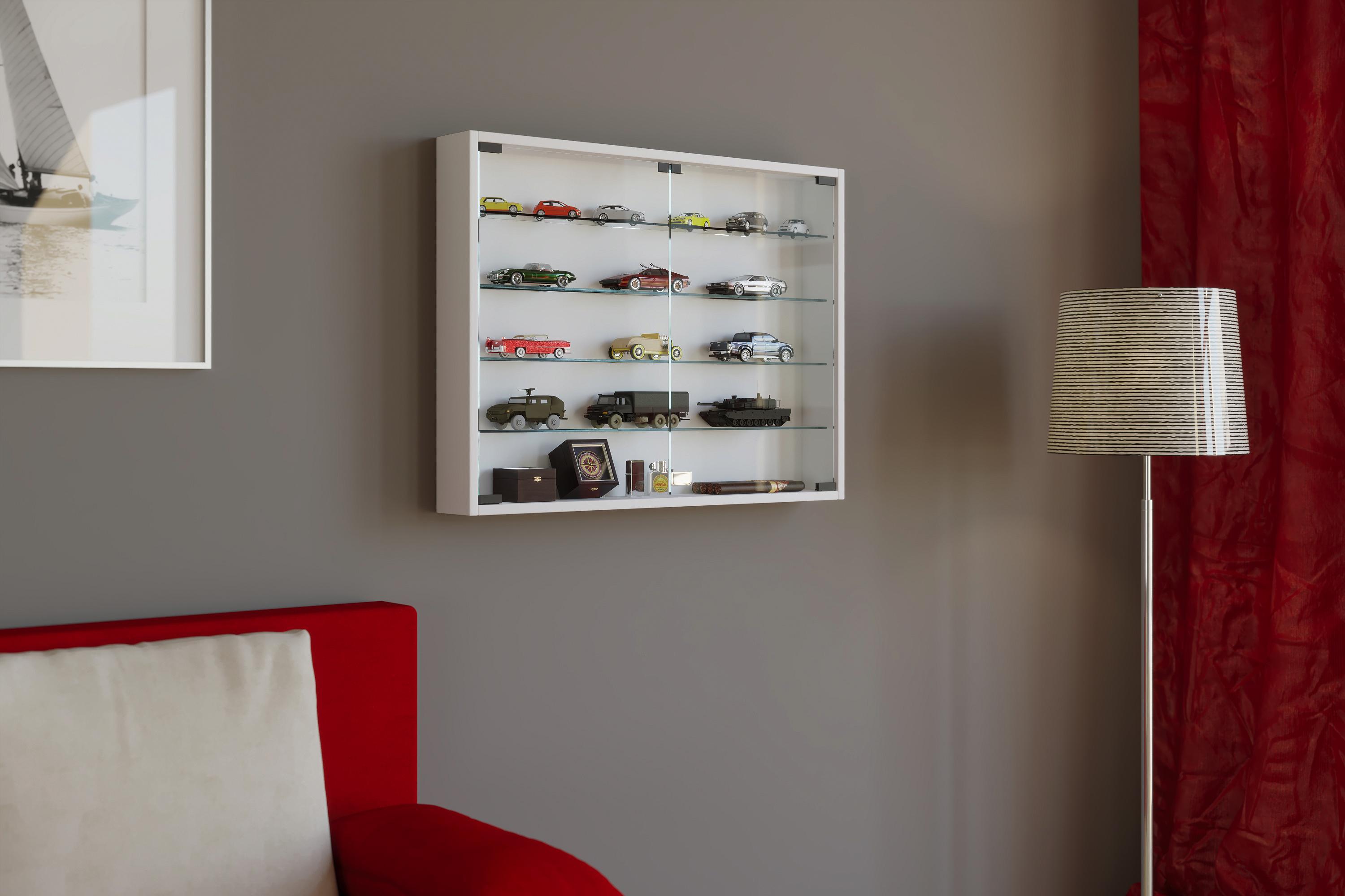 Hängevitrine mit Sicherheitsglas
