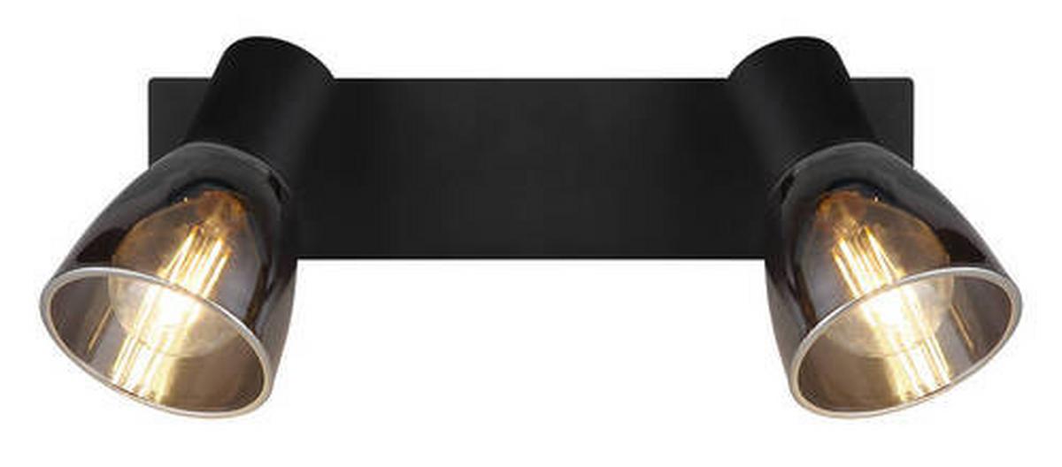 Strahler 54307-2 - Schwarz, Design, Glas/Metall (25/7/15,5cm) - Globo