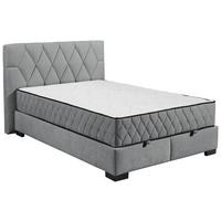 Boxbett Mit Bettkasten 140x200 Nagol - Anthrazit/Schwarz, MODERN, Holzwerkstoff/Textil (140/200cm) - MID.YOU