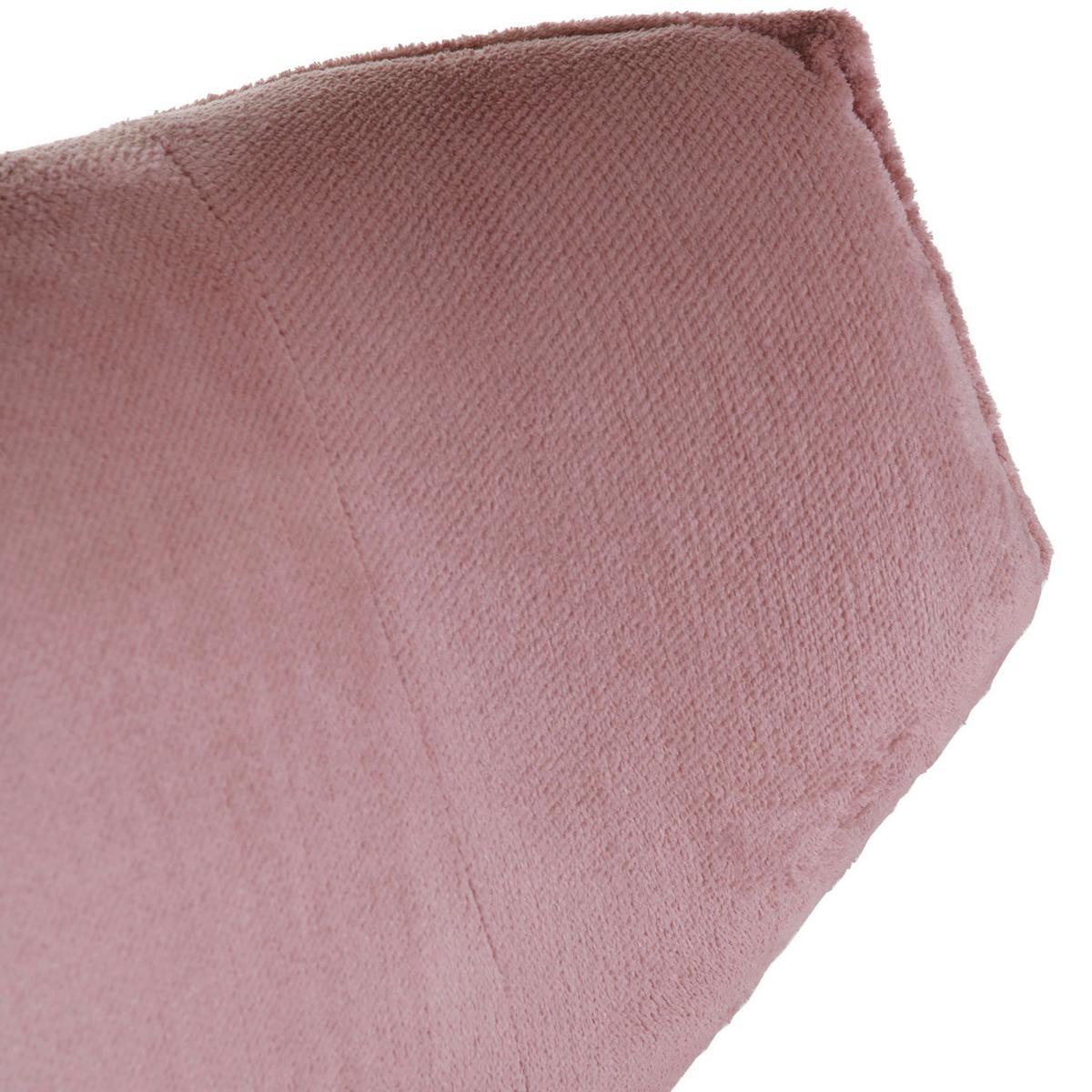 Ohrensessel Lorris - Schwarz/Rosa, KONVENTIONELL, Textil (83/110/92cm) - MID.YOU