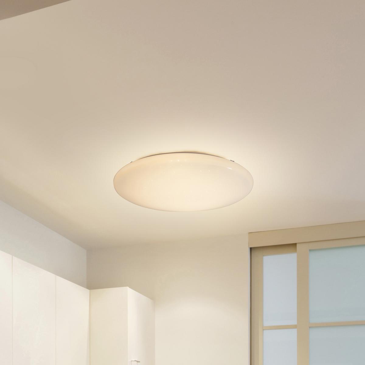 Led Mennyezeti Lámpa Johanna - fehér, Basics, műanyag/fém (70/10cm) - Luca Bessoni
