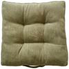 Sitzkissen Elsa Olivgrün 40x40 cm Polyester - Olivgrün, MODERN, Textil (40/40/7cm) - Luca Bessoni