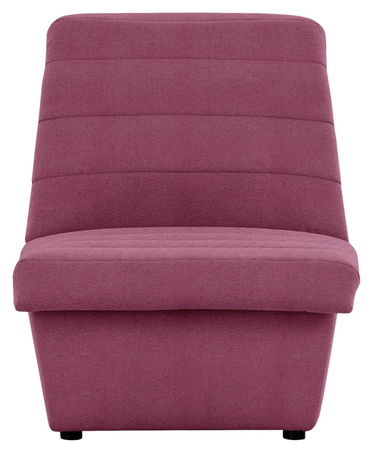 Sessel Looks Viii - Weinrot/Schwarz, Design, Textil (72/92/103cm) - LOOKS by W.Joop