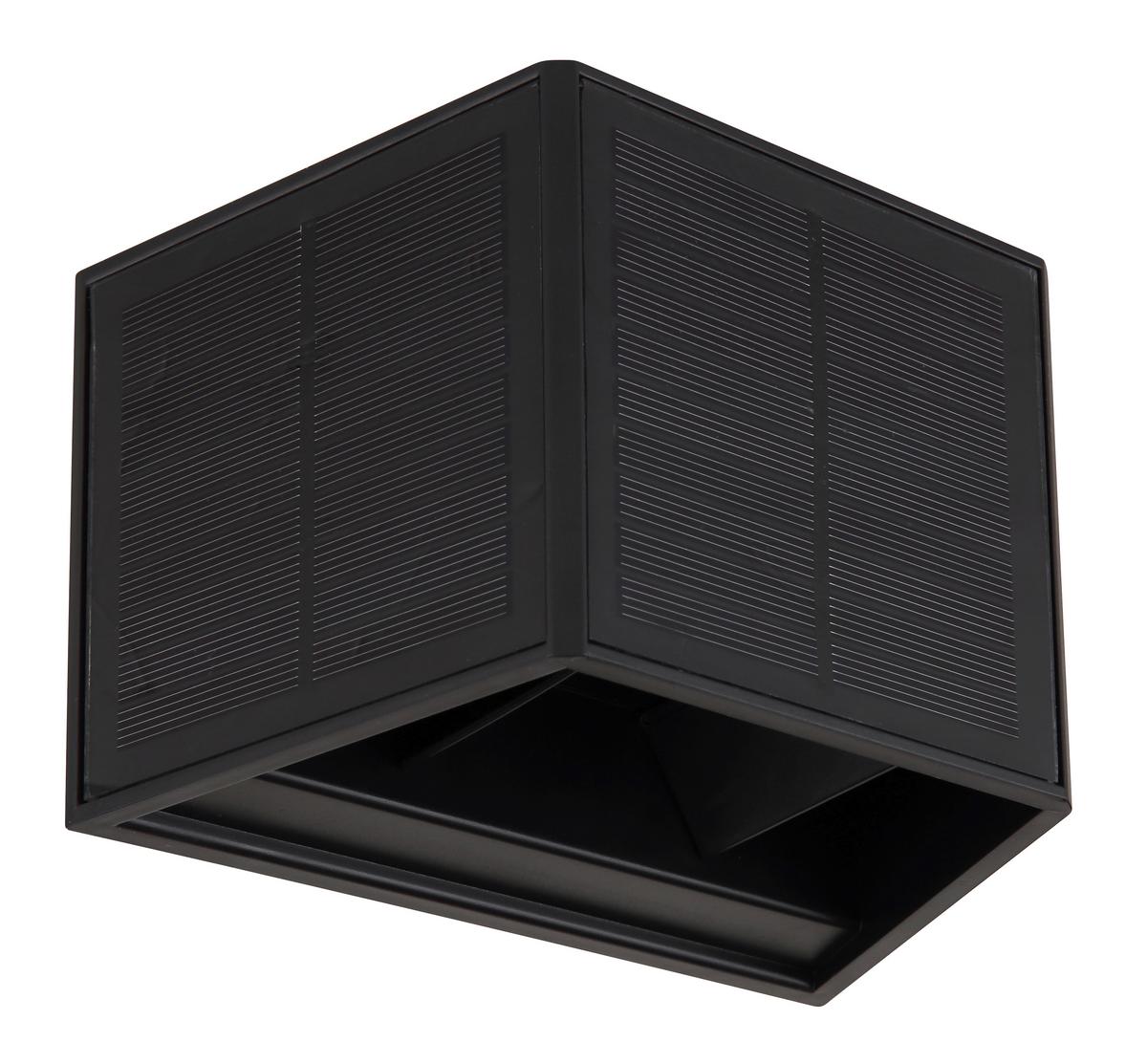 Solarleuchte 36495 - Klar/Schwarz, Design, Kunststoff (15,4/9,6/9,9cm) - Globo