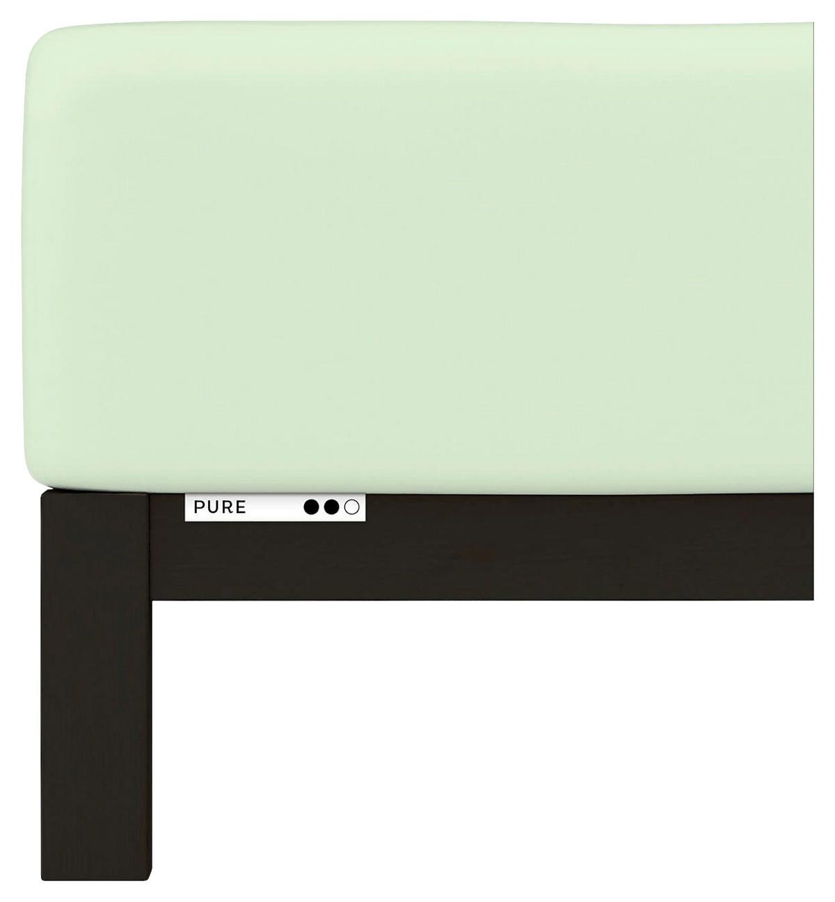 Boxspring-spannleintuch Pure Boxspring - Hellgrün, Basics, Textil (90-100/190-220cm) - Schlafgut