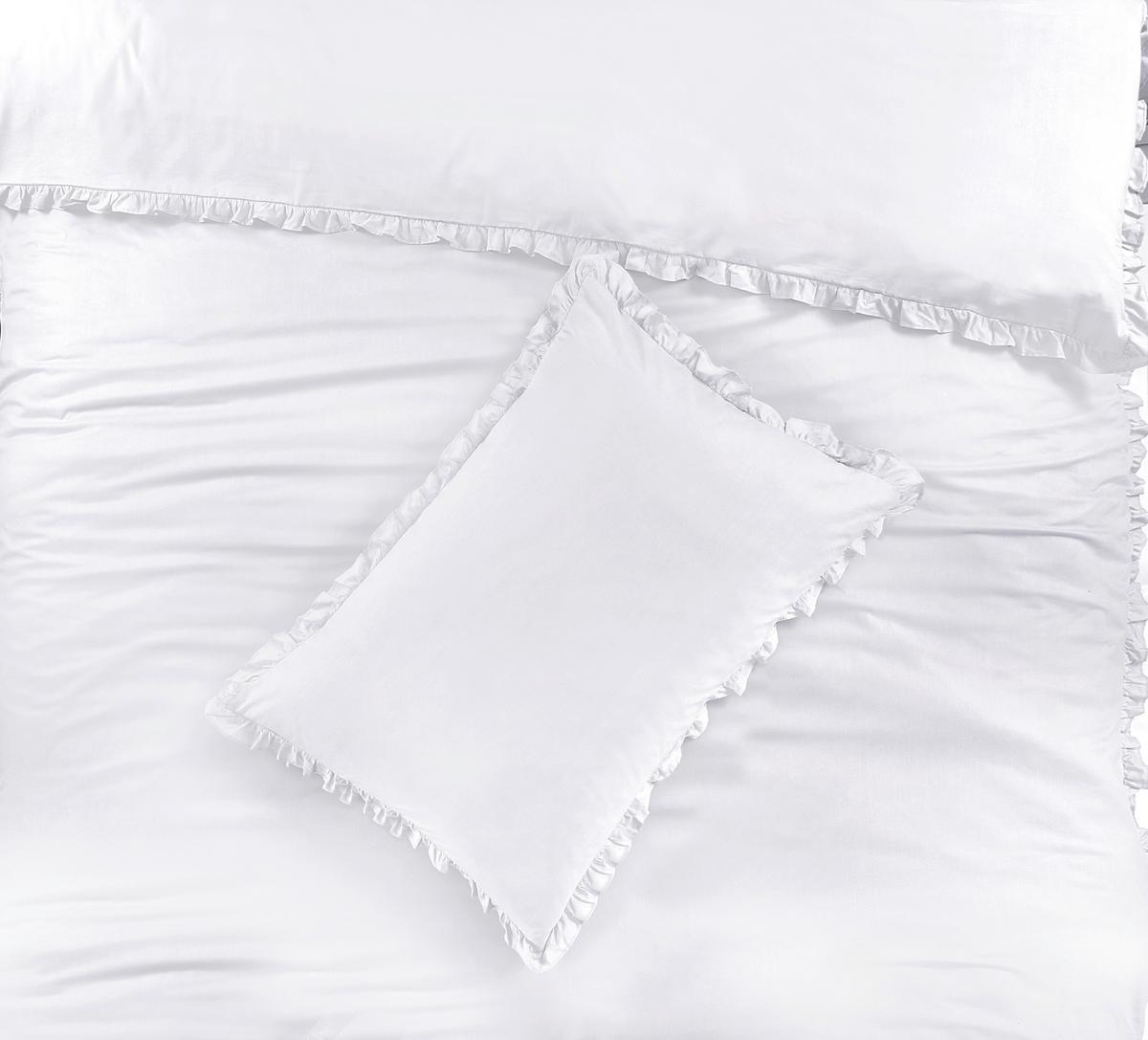 Bettwäsche Nicoletta - Weiß, ROMANTIK / LANDHAUS, Textil - James Wood