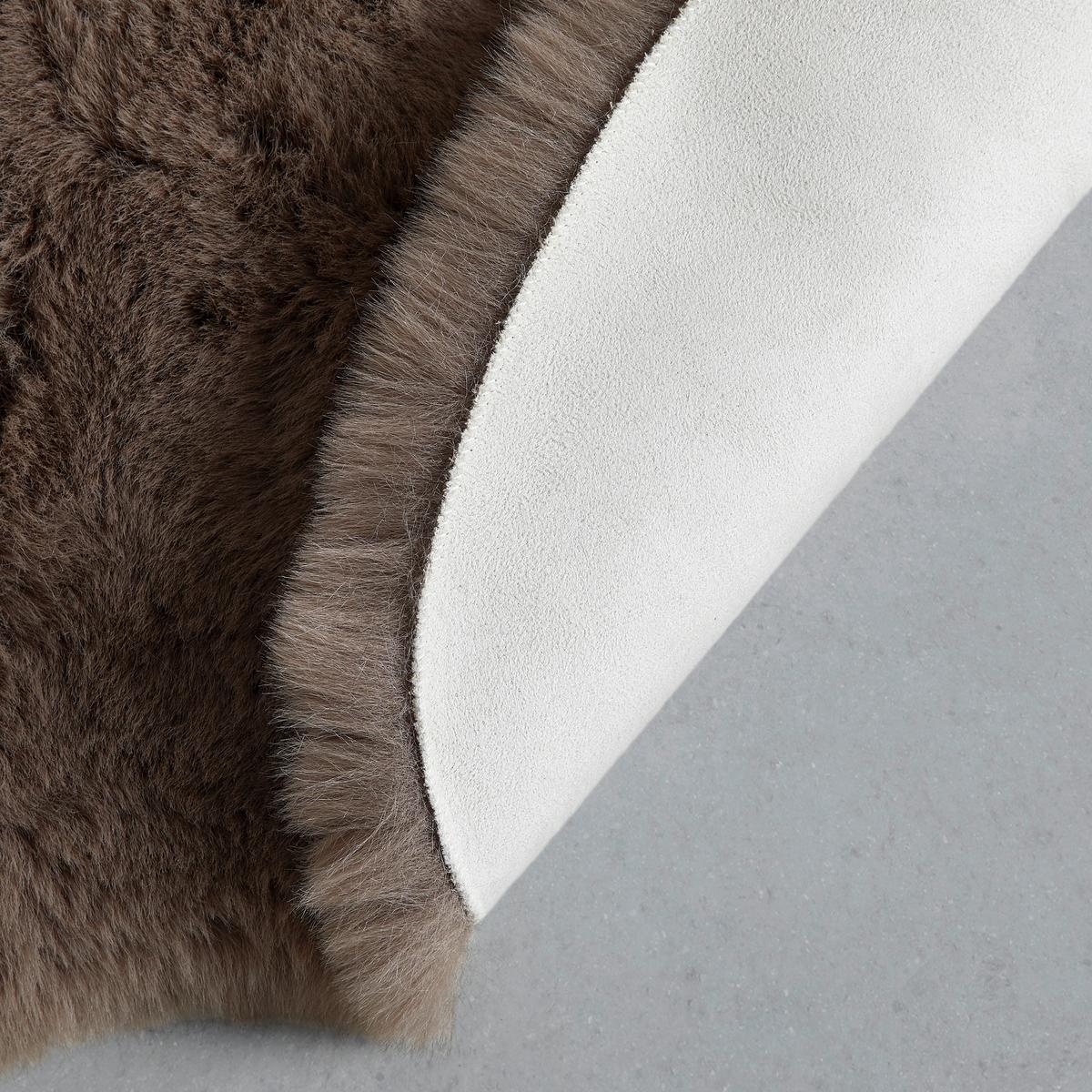 UMĚLÁ KOŽEŠINA BOB - bílá/hnědá, Lifestyle, textil (60/90cm) - Mömax