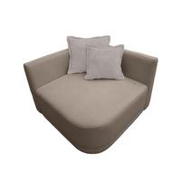 Sofa Zuri Goldbraun/creme, B: 110cm - Goldbraun/Creme, Trend, Textil (110/75/115cm) - Livetastic