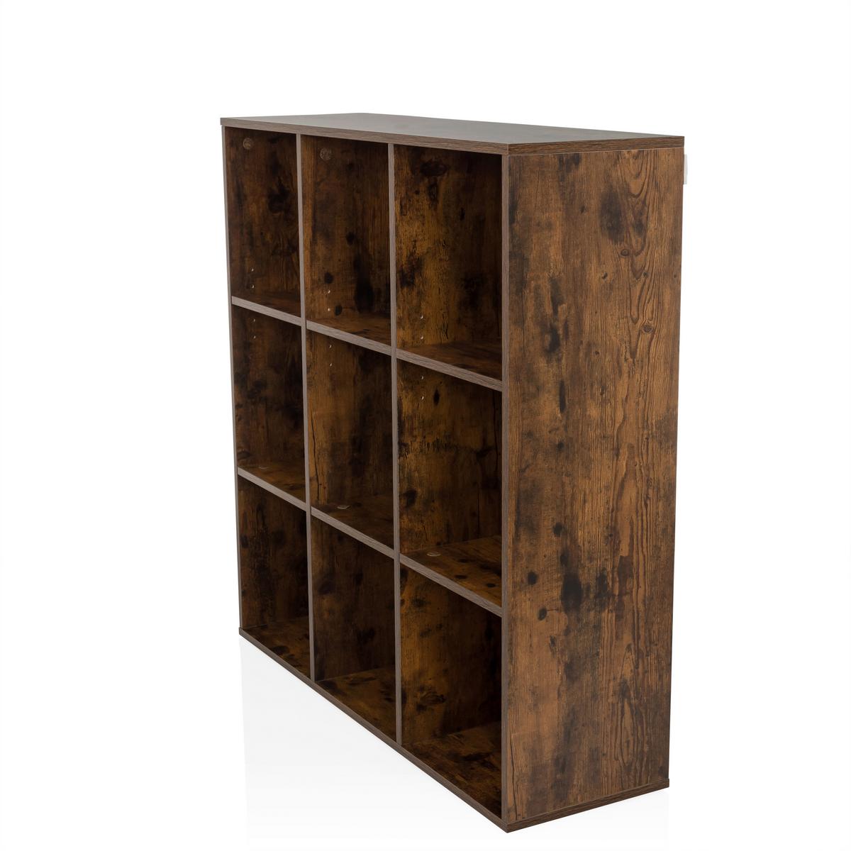 Regal Bjorke Eichefarben B: 97,5 cm - Eichefarben, MODERN, Holz (97,5/100/30cm) - MID.YOU